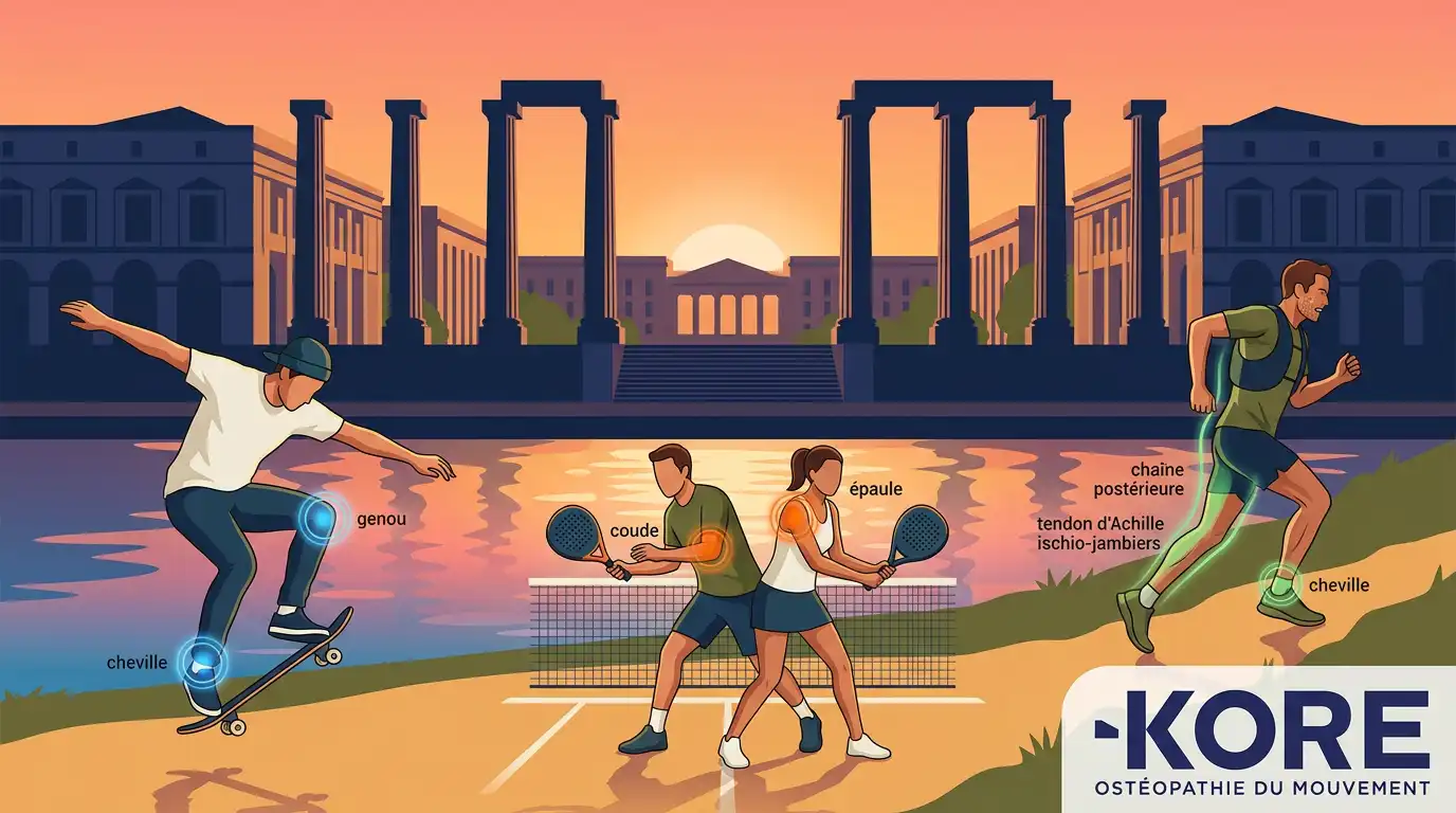 Fise montpellier ostéopathe KORE trail padel sport